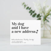 Begroting we hebben mijn hond verplaatst en ik doe (Staand voorkant)