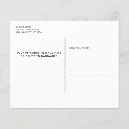 Begroting we hebben mijn hond verplaatst en ik doe (Achterkant)