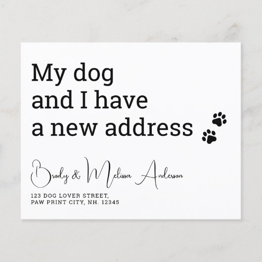 Begroting we hebben mijn hond verplaatst en ik heb (Voorkant)