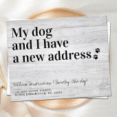 Begroting we hebben mijn hond verplaatst en ik heb