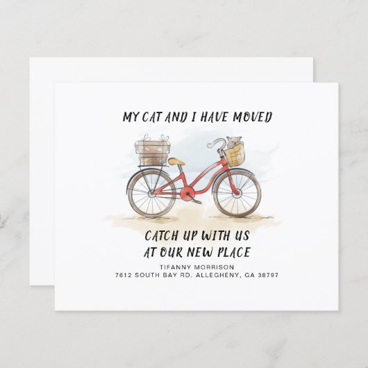 Begroting We hebben nieuwe adreswijziging aangekon (Voorkant / Achterkant)