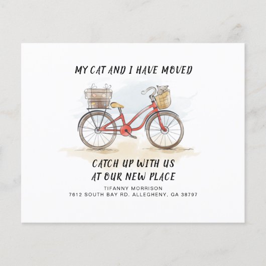 Begroting We hebben nieuwe adreswijziging aangekon (Voorkant)