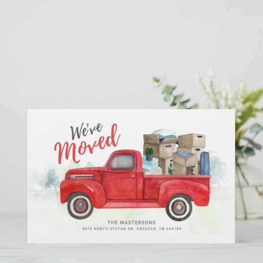 Begroting We hebben nieuwe adreswijziging aangekon (Staand voorkant)