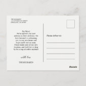 Begroting We hebben nieuwe adreswijziging aangekon Briefkaart (Achterkant)