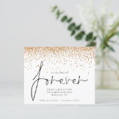 Begroting We hebben voor Gold Glitter Save Date be (Staand voorkant)