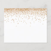 Begroting We hebben voor Gold Glitter Save Date be (Achterkant)