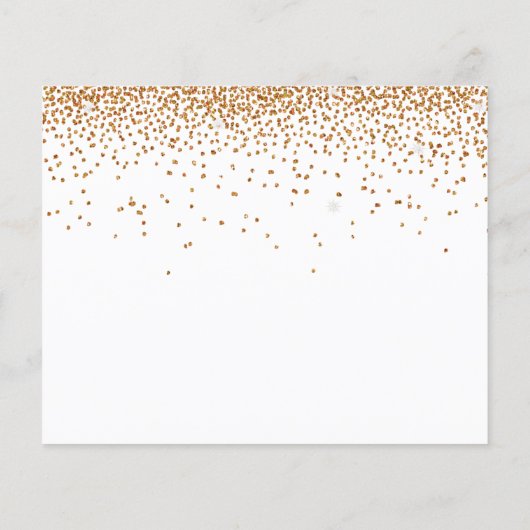 Begroting We hebben voor Gold Glitter Save Date be (Achterkant)