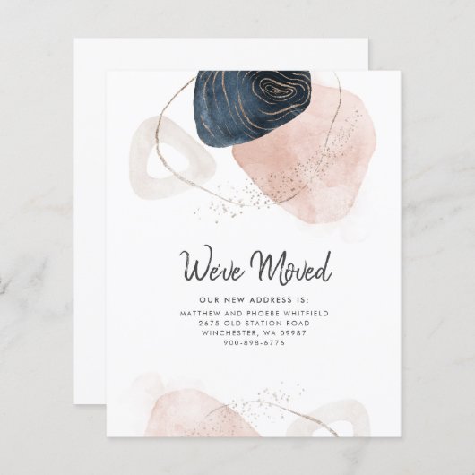 Begroting We hebben wijziging adresaankondiging ve (Voorkant / Achterkant)