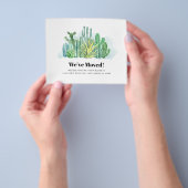 Begroting We hebben wijziging adresaankondiging ve Flyer (Hand)