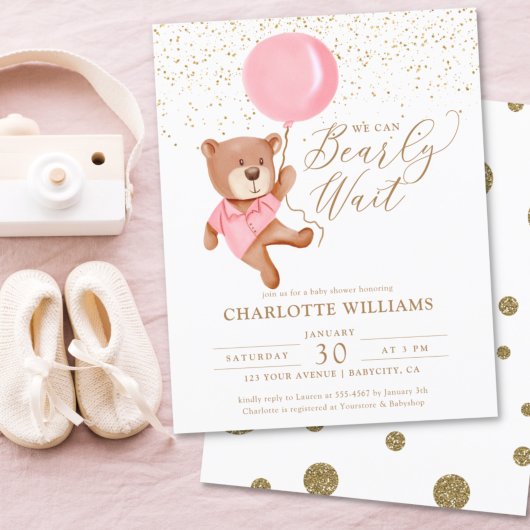 Begroting we kunnen het Baby shower van Girl afwac