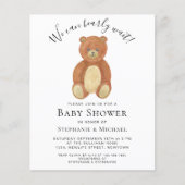 Begroting We kunnen het Baby shower voor paren afw (Voorkant)