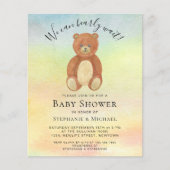 Begroting We kunnen het Baby shower voor paren afw (Voorkant)
