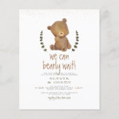 Begroting We kunnen het gouden Baby shower van het (Voorkant)