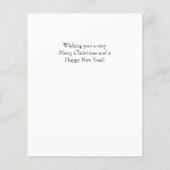 BEGROTING We willen u graag een prettige kersthond (Achterkant)