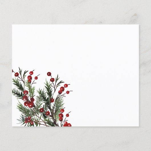 Begroting We zijn een foto van Ele Holly Berry Hol Flyer (Achterkant)