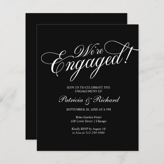 Begroting We zijn een uitnodiging van de Engagemen (Voorkant / Achterkant)