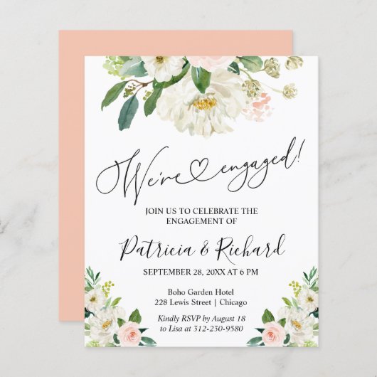 Begroting We zijn een uitnodiging van de Engagemen (Voorkant / Achterkant)