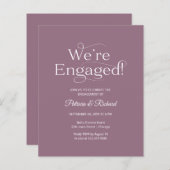 Begroting We zijn een uitnodiging van de Engagemen (Voorkant / Achterkant)