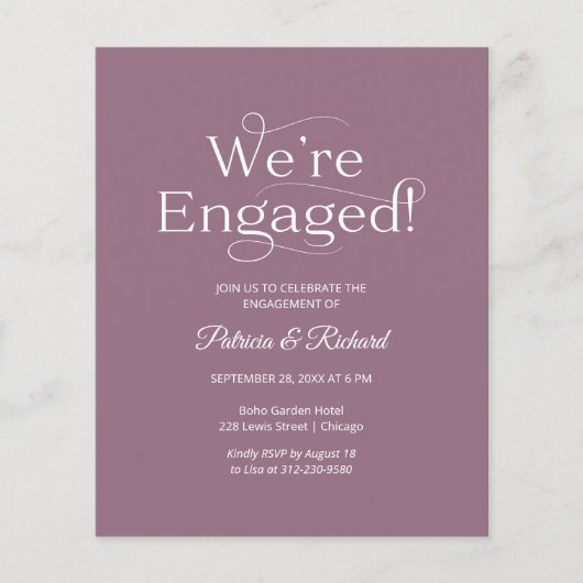 Begroting We zijn een uitnodiging van de Engagemen (Voorkant)