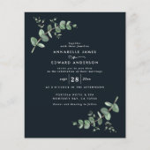 Begroting Weddenschap groen Eucalyptus botanical (Voorkant)