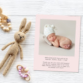Begroting Welkom Foto's Baby Girl Aankondiging geb