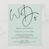 Begroting wij de code Mint QR uitnodigen (Voorkant)