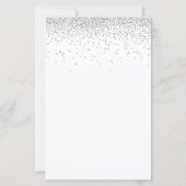 Begroting wij schrijven voor Silver Glitter Wedden (Achterkant)