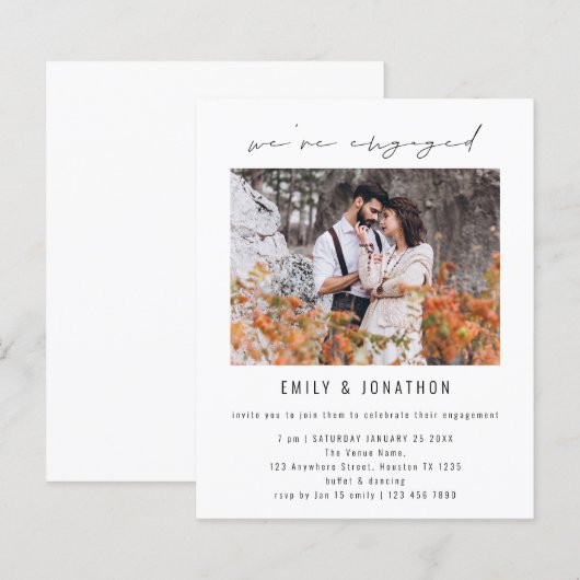 Begroting wij zijn de Partij van de Aansluiting va (Voorkant / Achterkant)