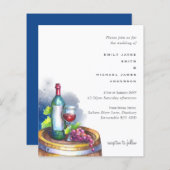 Begroting Wijn en Grafiek Tasting Modern Wedding (Voorkant / Achterkant)