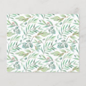 Begroting Wild 1 verjaardag Uitnodigingen met foto (Achterkant)