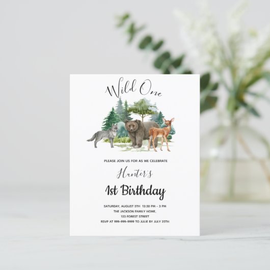 Begroting Wilde 1-jarig bosbos (Staand voorkant)