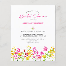 Begroting Wilde Vrijgezellenfeest Elegant Floral