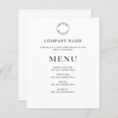 Begroting - willekeurig kleurenkerstmenu (Voorkant / Achterkant)