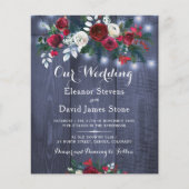 Begroting winterbruine brutaligheidsuitnodiging (Voorkant)