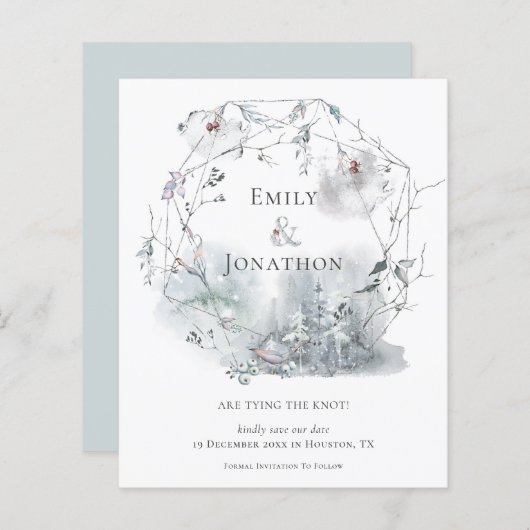 Begroting winterfeesten Names Weddenschap sparen D (Voorkant / Achterkant)