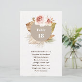 Begroting woestijn floral boho bruiloft-zitplaats (Staand voorkant)