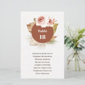 Begroting woestijn floral boho bruiloft-zitplaats (Staand voorkant)
