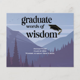 Begroting - Woorden van het Wisdom Advice Afstuder Flyer