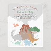 Begroting wordt de laatste Dinosaur-vulkaandag (Voorkant)