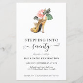 Begroting wordt 's avonds in 70 Chic Gold Heels ge (Voorkant)