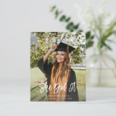 BEGROTING: ze deed het minimalistisch Afstudeerder (Staand voorkant)