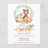 Begroting Ze is een eerste uitnodiging van één dag (Voorkant)