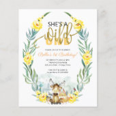 Begroting Ze is een eerste uitnodiging van één dag (Voorkant)