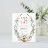 Begroting Ze is een eerste uitnodiging van één dag (Staand voorkant)