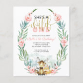 Begroting Ze is een eerste uitnodiging van één dag (Voorkant)