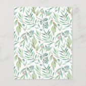 Begroting Ze is een eerste uitnodiging van één dag (Achterkant)