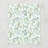 Begroting Ze is een eerste uitnodiging van één dag (Achterkant)