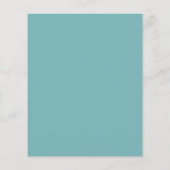 Begroting Zee Glass Blue Starfish Moderne bruiloft Flyer (Achterkant)