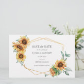 Begroting Zonnebloem Eucalyptus Geometrische bewaa Briefpapier (Staand voorkant)