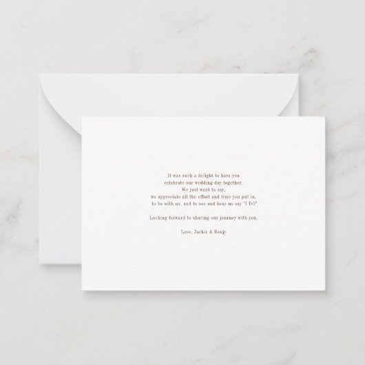 Begroting Zonnebloem Eucalyptus Weduwen Dank u Notitiekaartje (Achterkant)